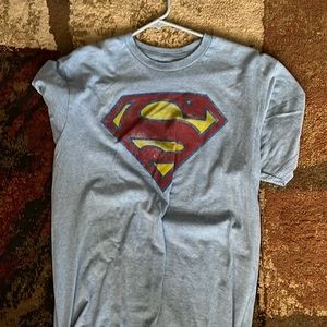 Superman shirt…baby blue